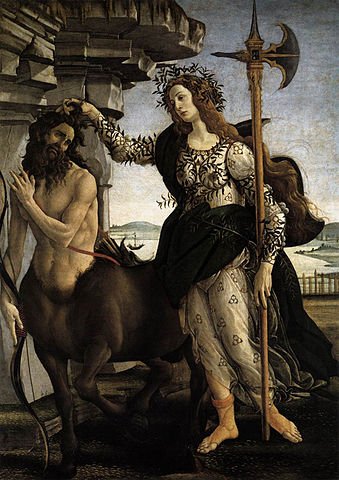 Pallade e il centauro - Sandro Botticelli - 1482
