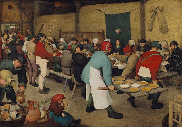 Banchetto nuziale - Pieter Bruegel il Vecchio