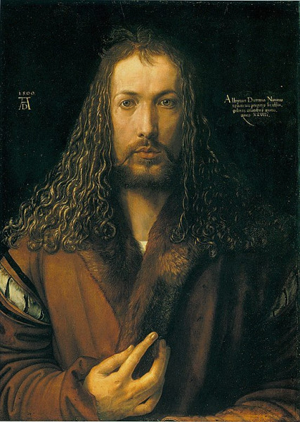 Autoritratto con pelliccia - Albrecht Dürer (1500)