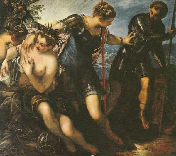 La Pace, la Concordia e Minerva che scaccia Marte - Jacopo Tintoretto